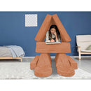 10 Piece Soft Modular Microsuede Foam Kids Play Couch