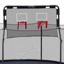 15' Trampoline Double Basketball Hoop Accessory - SWBB1500