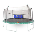 16' Oval Trampoline with Toss Game - Green