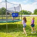 16' Oval Trampoline with Toss Game - Green