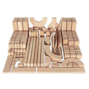 Whitney Brothers® 170 Piece Wooden Building Block Set - WB0372