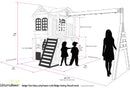 2MamaBees Reign Two Story Playhouse