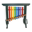 8 Note Rainbow Chime Unit Playground Musical Equipment