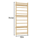 Add-On Ladder Wall Panel for Avenlur 79" Modular Walnut