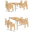Avenlur Adrian Multi-Height Adjustable Table and Chairs Set