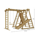 Chestnut 8-in-1 Indoor Jungle Gym