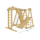 Chestnut 8-in-1 Indoor Jungle Gym
