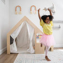 Flair - Avenlur Wood Indoor Playhouse Desk with Chair