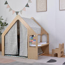 Flair - Avenlur Wood Indoor Playhouse Desk with Chair