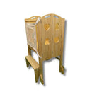 Laurel - 4 in 1 Foldable Kitchen Tower, Step Stool, Chalkboard and Slide