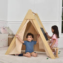 Wood Learning Tent and Climber with Desk and Chair