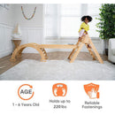 Hazel | Pikler Triangle, Slide & Rocker Set - Natural