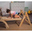 Hazel | Pikler Triangle, Slide & Rocker Set - Natural