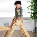 Hazel | Pikler Triangle, Slide & Rocker Set - Natural