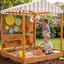 Avenlur Koa Outdoor Sensory Play Market & Water Wall