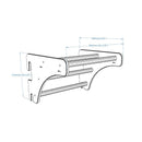 BenchK adjustable wooden pull-up bar in oak