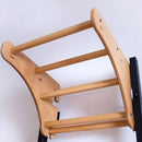 BenchK adjustable wooden pull-up bar in oak