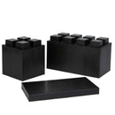 26 Jumbo Sized Single Color Modular Building Blocks Combo Pack