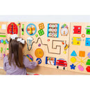 BumbleBeeSmart® Montessori Play Wall Panel for Kids' Play Area
