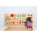 BumbleBeeSmart® Montessori Play Wall Panel for Kids' Play Area