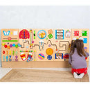 BumbleBeeSmart® Montessori Play Wall Panel for Kids' Play Area