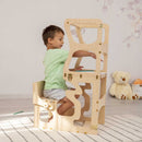 Wood and Hearts Convertible Kitchen Tower