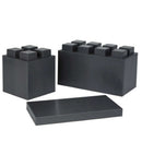 26 Jumbo Sized Single Color Modular Building Blocks Combo Pack
