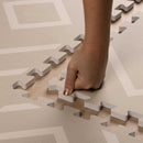 Eeveve Modern Blocks Soft Sage - Play Mat