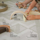 Eeveve Kilim Feather Gray Play Mat