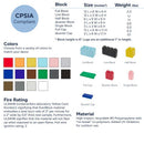26 Jumbo Sized Single Color Modular Building Blocks Combo Pack