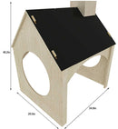 Evergreen- Children's Playhouse with Chalkboard Roof