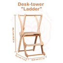 Wood and Hearts Foldable Kitchen Tower