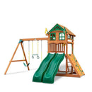 Outing with Double Slides Swing Set