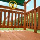 Outing with Double Slides Swing Set