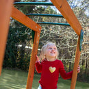 Outing with Monkey Bars Swing Set