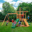 Outing with Tube Slide Swing Set