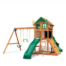 Outing with Tube Slide Swing Set