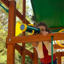 Outing with Tube Slide Swing Set