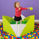 Corner Lotus Childrens Ball Pit without Balls
