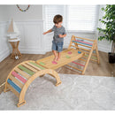Hazel | Pikler Triangle, Slide & Rocker Set - Natural