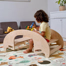 2in1 Montessori Wooden Seesaw and Table Chair Set