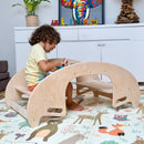 2in1 Montessori Wooden Seesaw and Table Chair Set