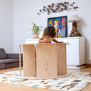2in1 Montessori Wooden Seesaw and Table Chair Set