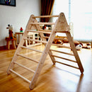 4 Pieces Climbing Set-Triangle, Arch Rocker, Pillow and Ramp