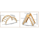 5 Pieces Climbing Set - Climbing Triangle / Arch Rocker , XL Pillow and 2 Ramps