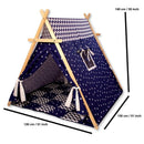 Blue Stars Play Tent and Play Mat