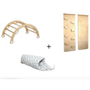 Climbing Arch with Rock Wall/Ramp and Pillow