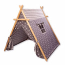 Gray Stars Play Tent and Play Mat