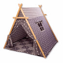 Gray Stars Play Tent and Play Mat