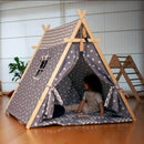 Gray Stars Play Tent and Play Mat